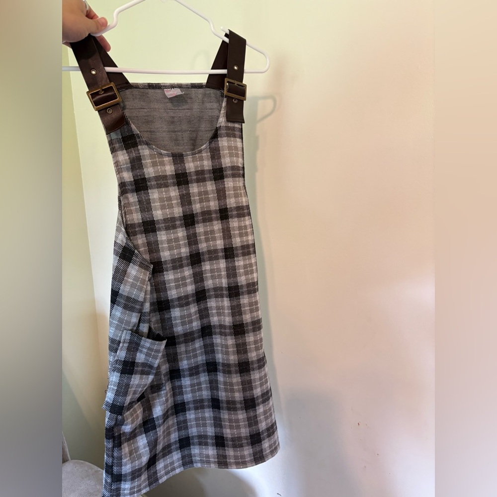No Boundaries Gray and Black Sleeveless Dress